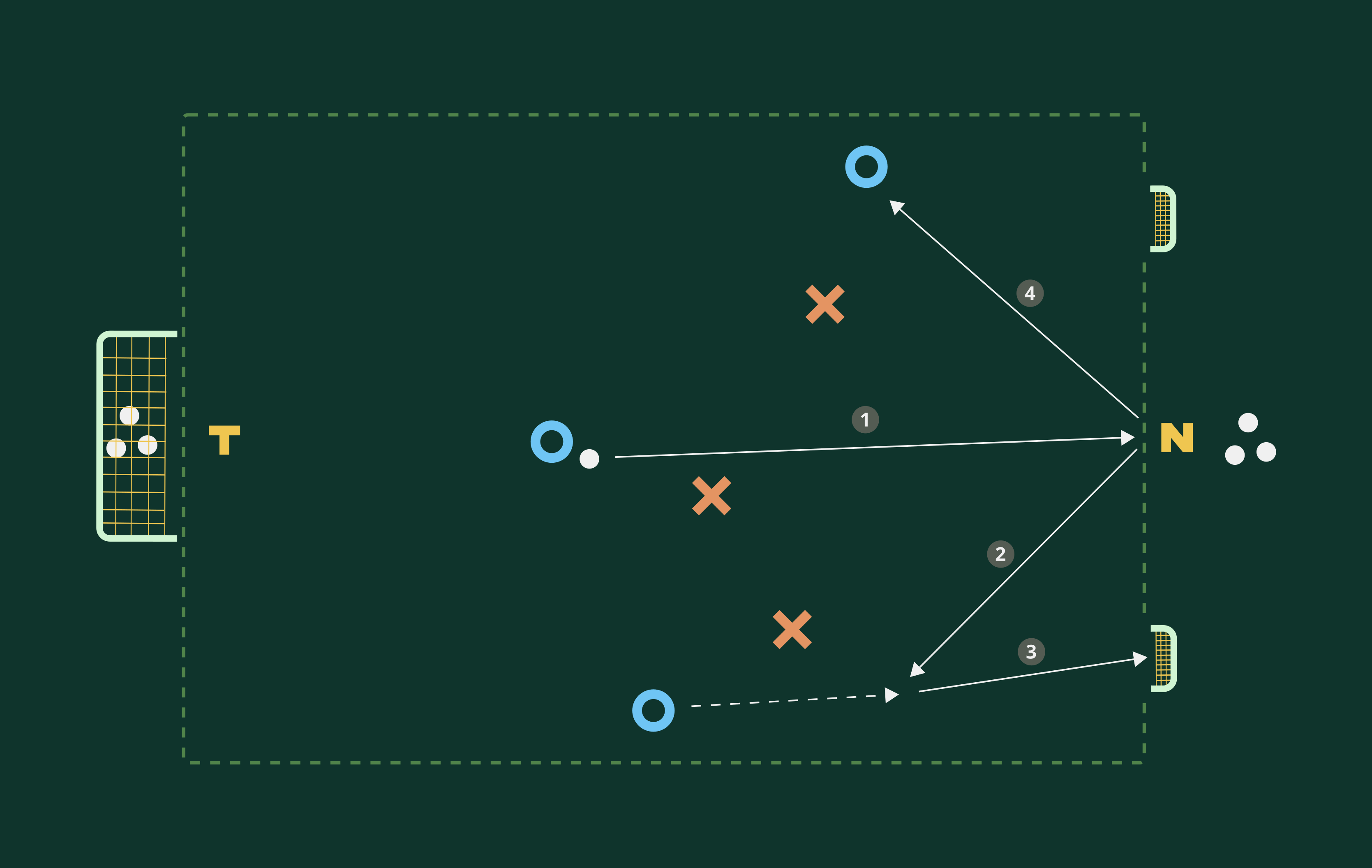 Gleichzahlspiel + Torhüter + Anspieler